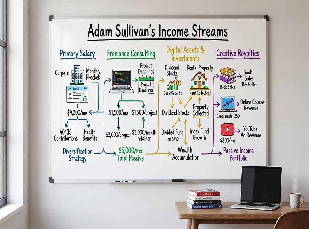 How Adam Sullivan Built His Fortune: A Look at His Income Streams